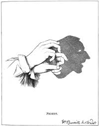 Hand Shadow, to Illustrate Foreshadowing in Writing